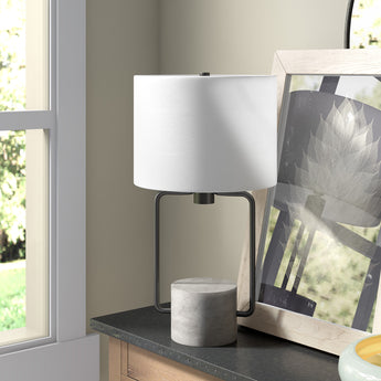 Howland 22" Tall Table Lamp with Fabric Shade