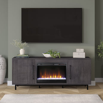 Julian TV Stand with 26" Crystal Fireplace for TV's up to 75"