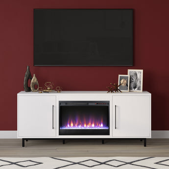 Julian TV Stand with 26" Crystal Fireplace for TV's up to 75"