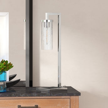 Malva 26" Tall Table Lamp with Glass Shade