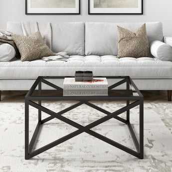 Calix 32'' Wide Square Coffee Table