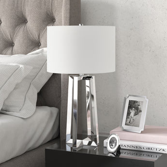 Helena 24.5" Tall Table Lamp with Fabric Shade