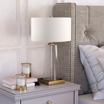 Dax 27.5" Tall Table Lamp with Fabric Shade