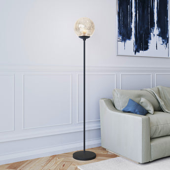 Oula 66" Tall Floor Lamp with Glass Shade