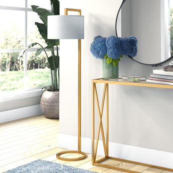 Grayson 64" Tall Floor Lamp with Fabric Shade