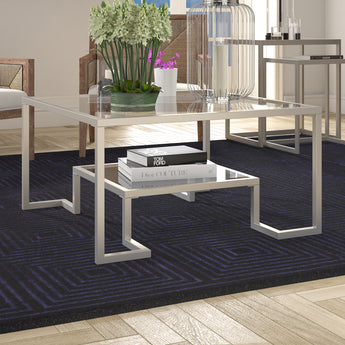 Athena 32'' Wide Square Coffee Table