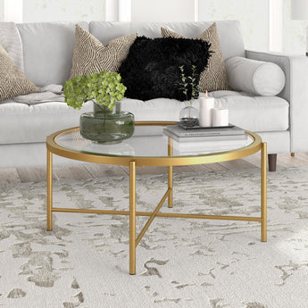 Duxbury 36'' Wide Round Coffee Table