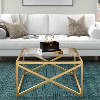 Calix 32'' Wide Square Coffee Table