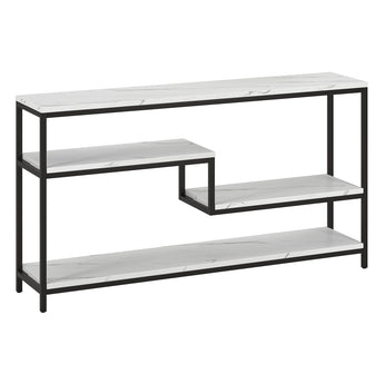 Mathis 55" Wide Console Table with Faux Marble Top