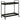 Riyo 33" Wide Rectangular Bar Cart