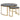 Mitera Round Nested Coffee Table with MDF Top
