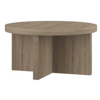 Elna 33" Wide Round Coffee Table