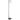 Blume 68" Tall Floor Lamp with Glass Shade