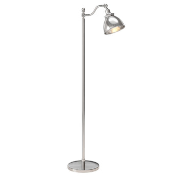 Beverly 65" Tall Floor Lamp with Metal Shade