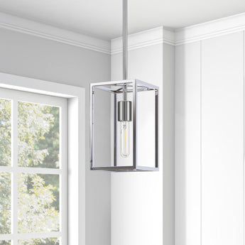 Cuadro 6" Wide Open-Framed Pendant