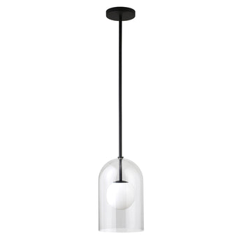 Sondre 8" Wide Double Layer Pendant with Glass Shade