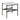 Braxton 20'' Wide Side Table with Faux Marble Top