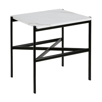 Braxton 20'' Wide Side Table with Faux Marble Top