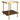 Inez 20'' Wide Square Side Table with MDF Shelf