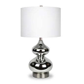 Katrina 23.5" Tall Table Lamp with Fabric Shade