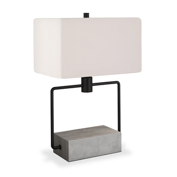 Holden 22.75" Tall Table Lamp with Fabric Shade