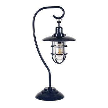 Bay 22" Tall Nautical Table Lamp with Metal/Glass Shade