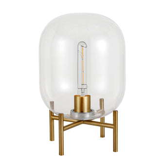 Edison 15.38" Tall Table Lamp with Glass Shade