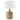 Jolina 20.5" Tall Petite/Rattan Table Lamp with Fabric Shade