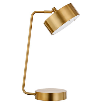 Bradburn 18.5" Tall Integrated LED Table Lamp with Metal Shade
