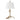 Ellsworth 27" Rustic Lodge Resin Antler Lamp with Fabric Shade