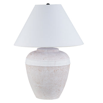 Chiara 23" Tall Ceramic Table Lamp with Fabric Shade