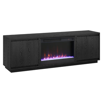 Presque TV Stand with 26" Crystal Fireplace for TV's up to 75"