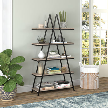 Conry 68'' Tall A-Frame Bookcase