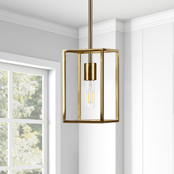 Cuadro 6" Wide Open-Framed Pendant