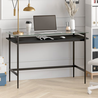 Eaton 46'' Wide Desk with MDF Shelf