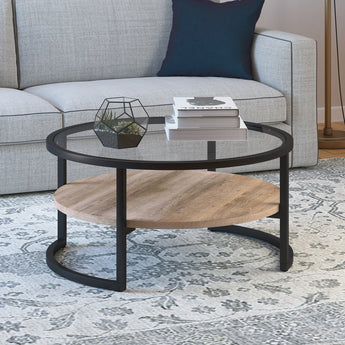 Winston 34.75'' Wide Round Coffee Table