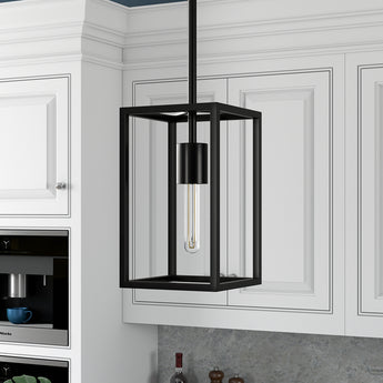 Cuadro 6" Wide Open-Framed Pendant