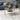 Otto 32" Wide Square Coffee Table with Faux Marble Shelf
